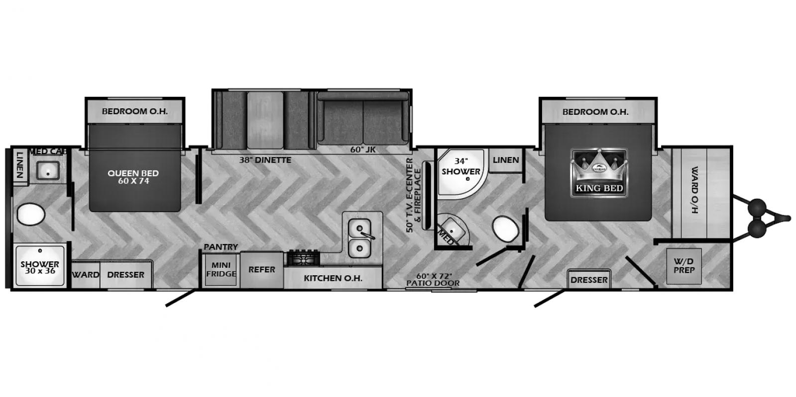 New 2026 Crossroads® Zinger 390DB at Kunes RV of Chicagoland